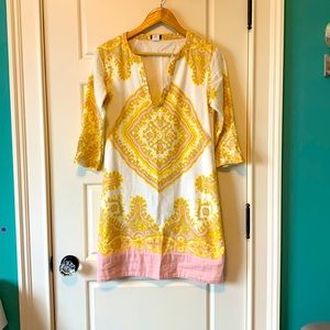 Linen J. Crew Tunic Dress